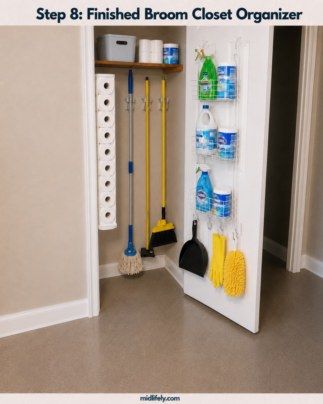 The Broom Closet Door Organizer That Actually Earned Its