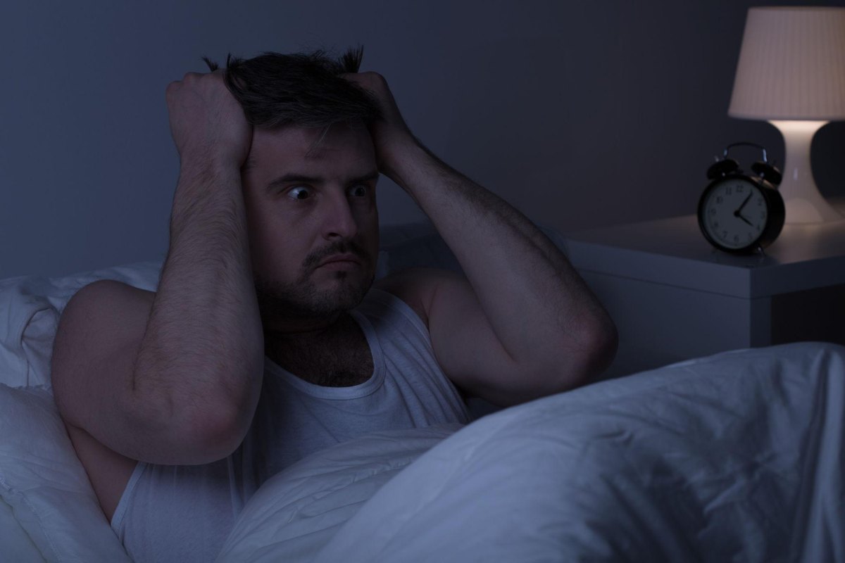 Restless sleeper awake during night