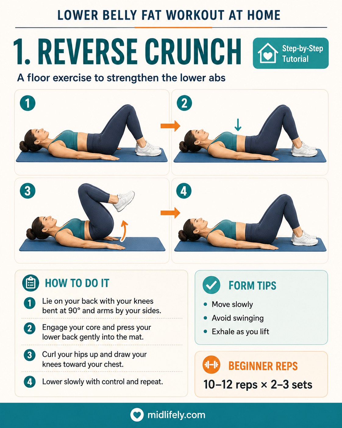 8 Lower Belly Fat Workout Moves For A Stronger Core
