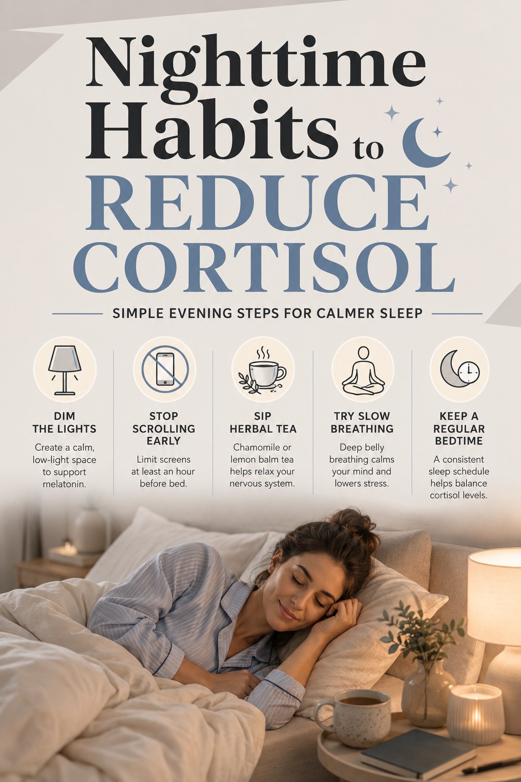 7 Nighttime Habits To Reduce Cortisol Worth Actually Keeping