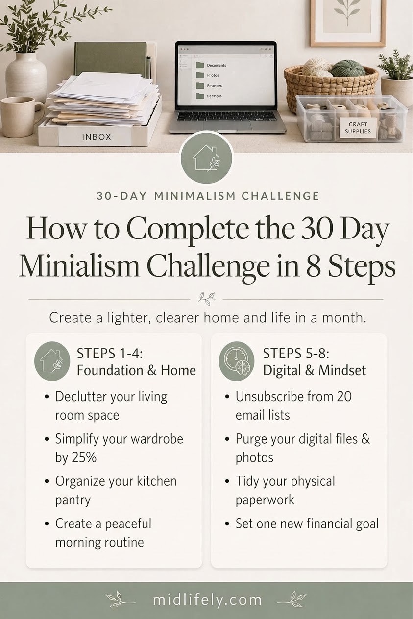 How to Complete the 30 Day Minimalism Challenge in 8 Steps