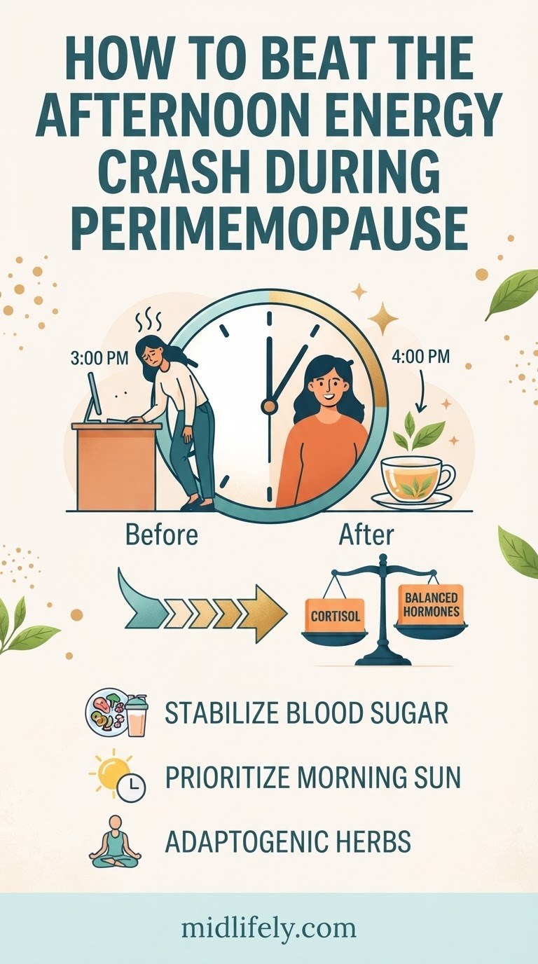 How to Beat the Afternoon Energy Crash During Perimenopause