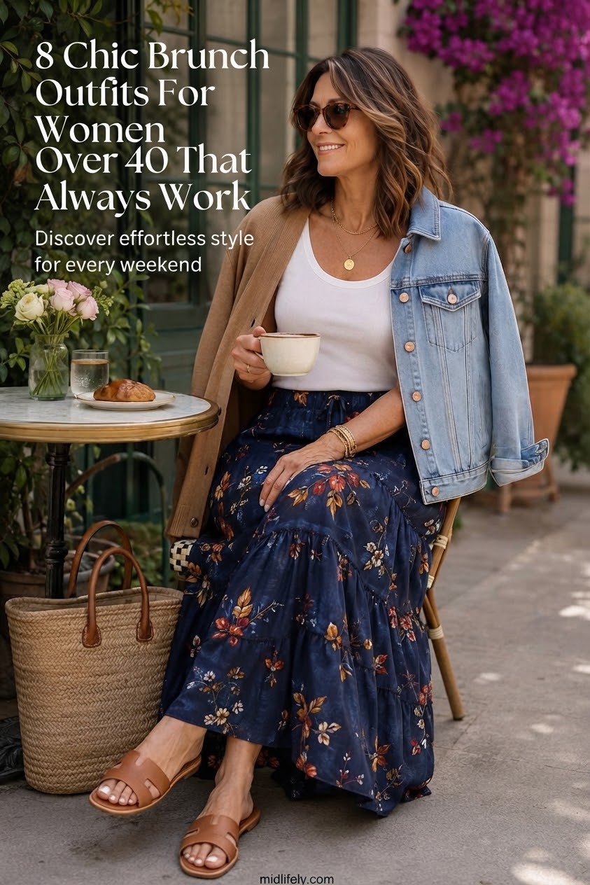 8 Chic Brunch Outfits For Women Over 40 That Always Work