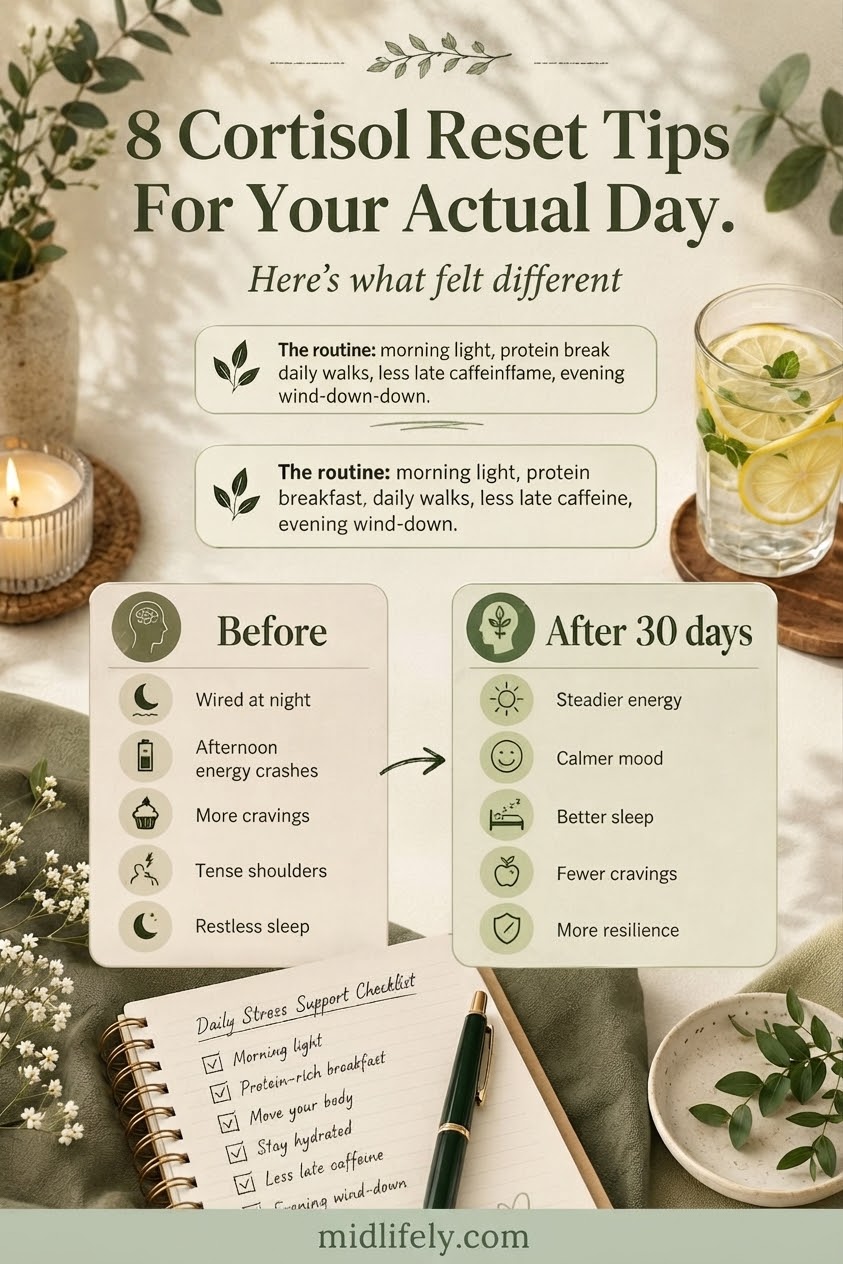 8 Cortisol Reset Tips For Your Actual Day