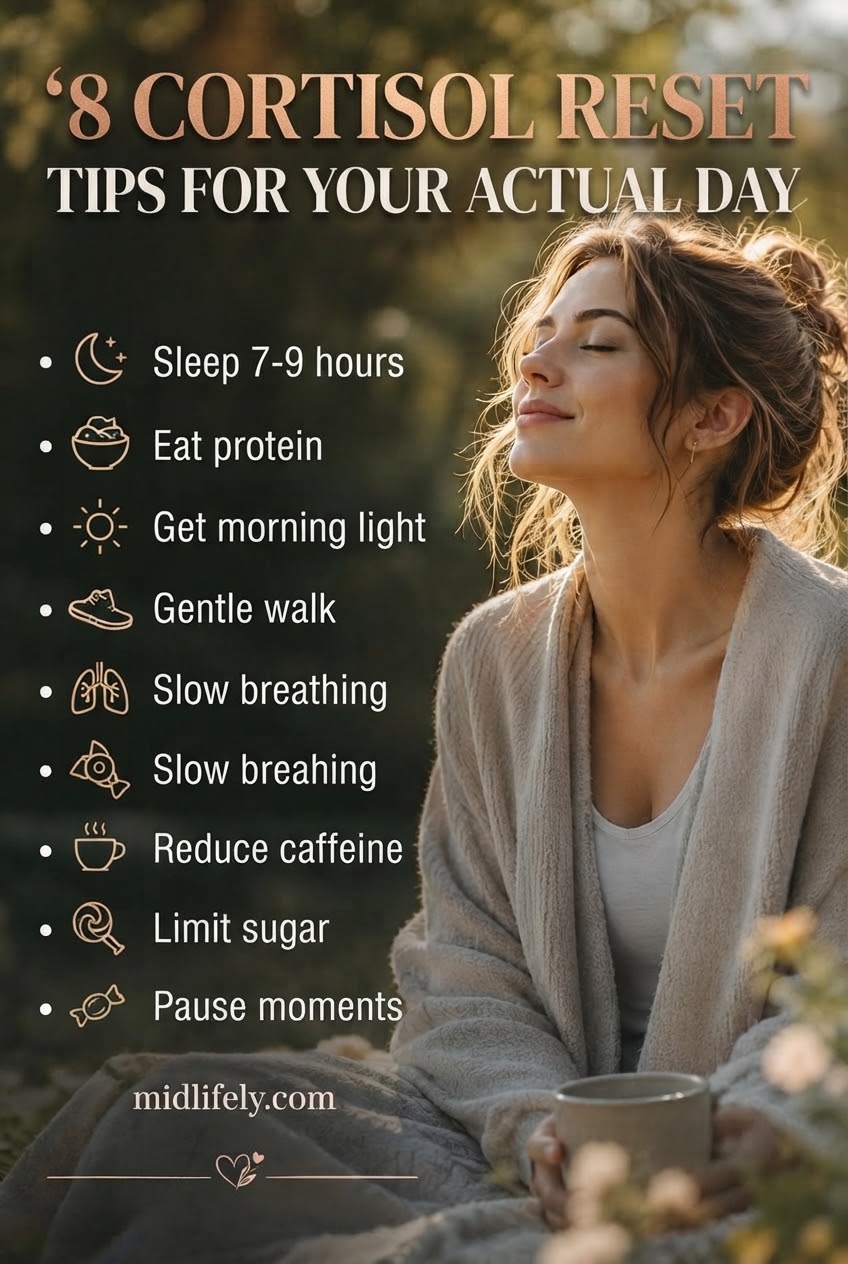 8 Cortisol Reset Tips for Your Actual Day