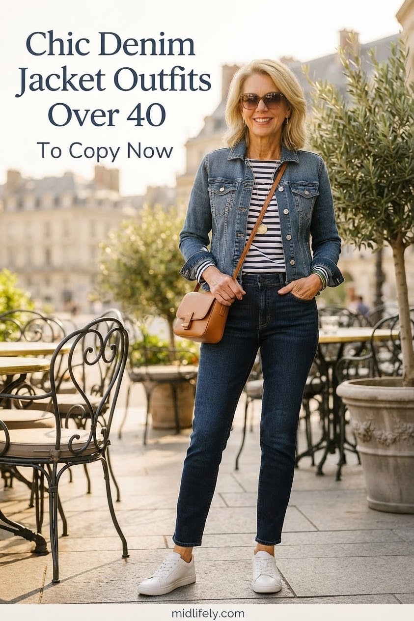 Chic Denim Jacket Outfits Over 40 To Copy Now