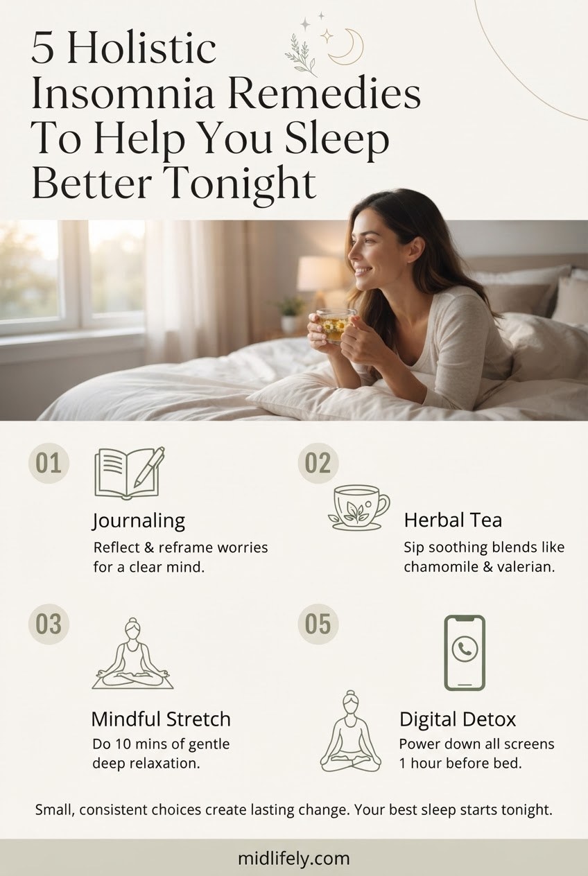 5 Holistic Insomnia Remedies To Help You Sleep Better Tonight