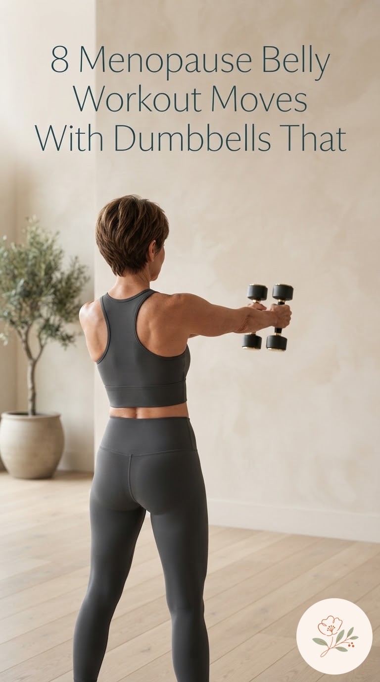 8 Menopause Belly Workout Moves With Dumbbells That