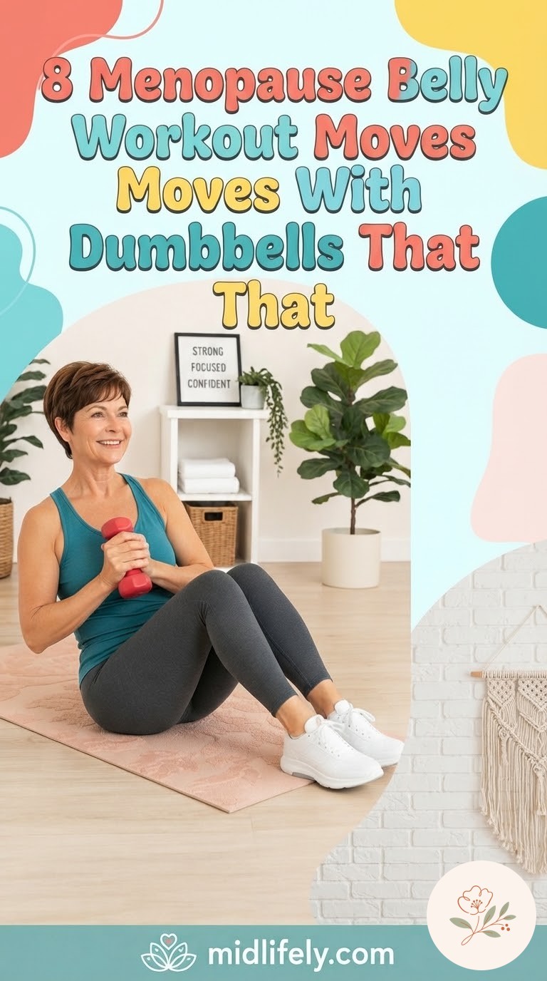 8 Menopause Belly Workout Moves With Dumbbells That