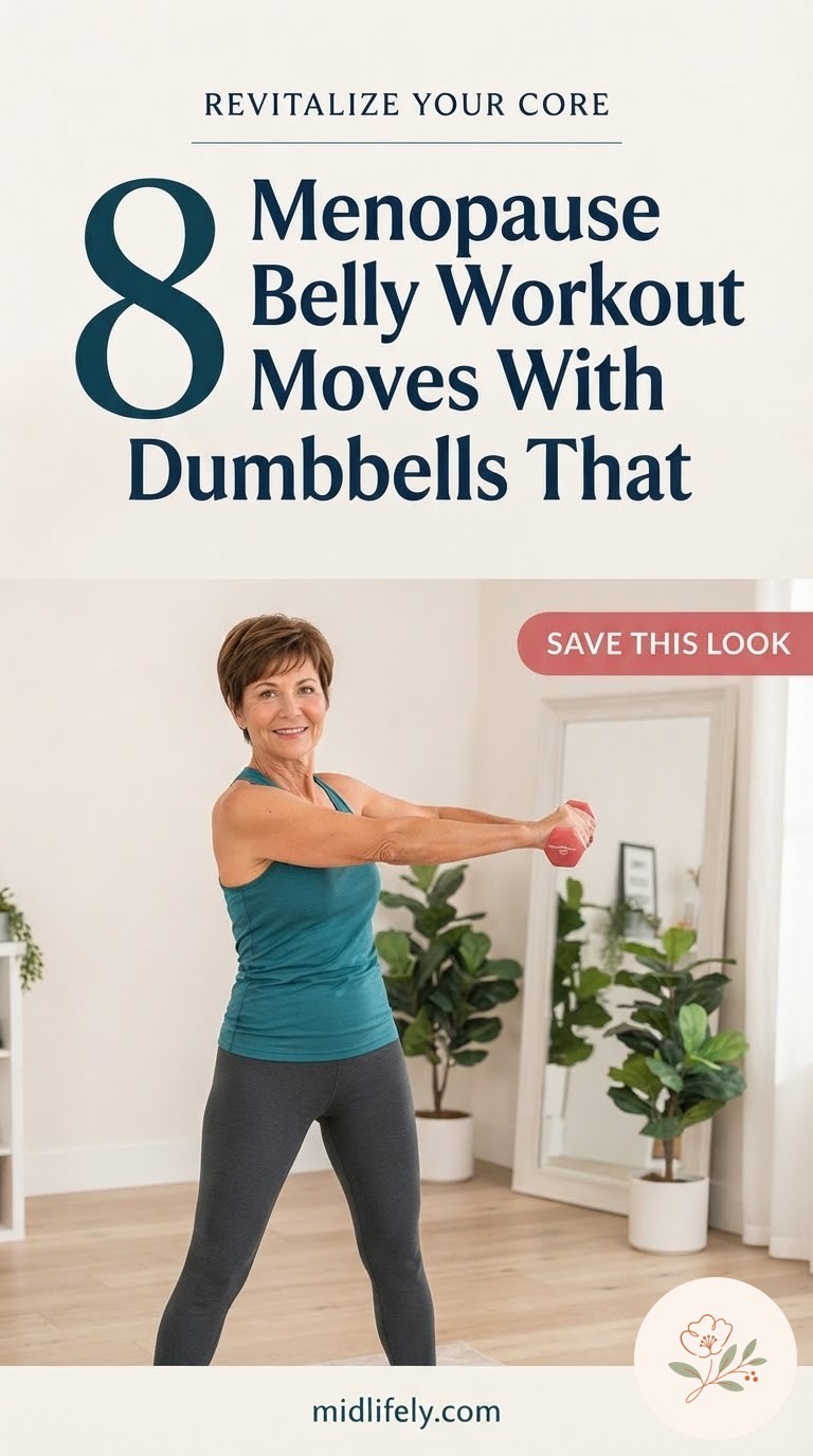 8 Menopause Belly Workout Moves With Dumbbells That