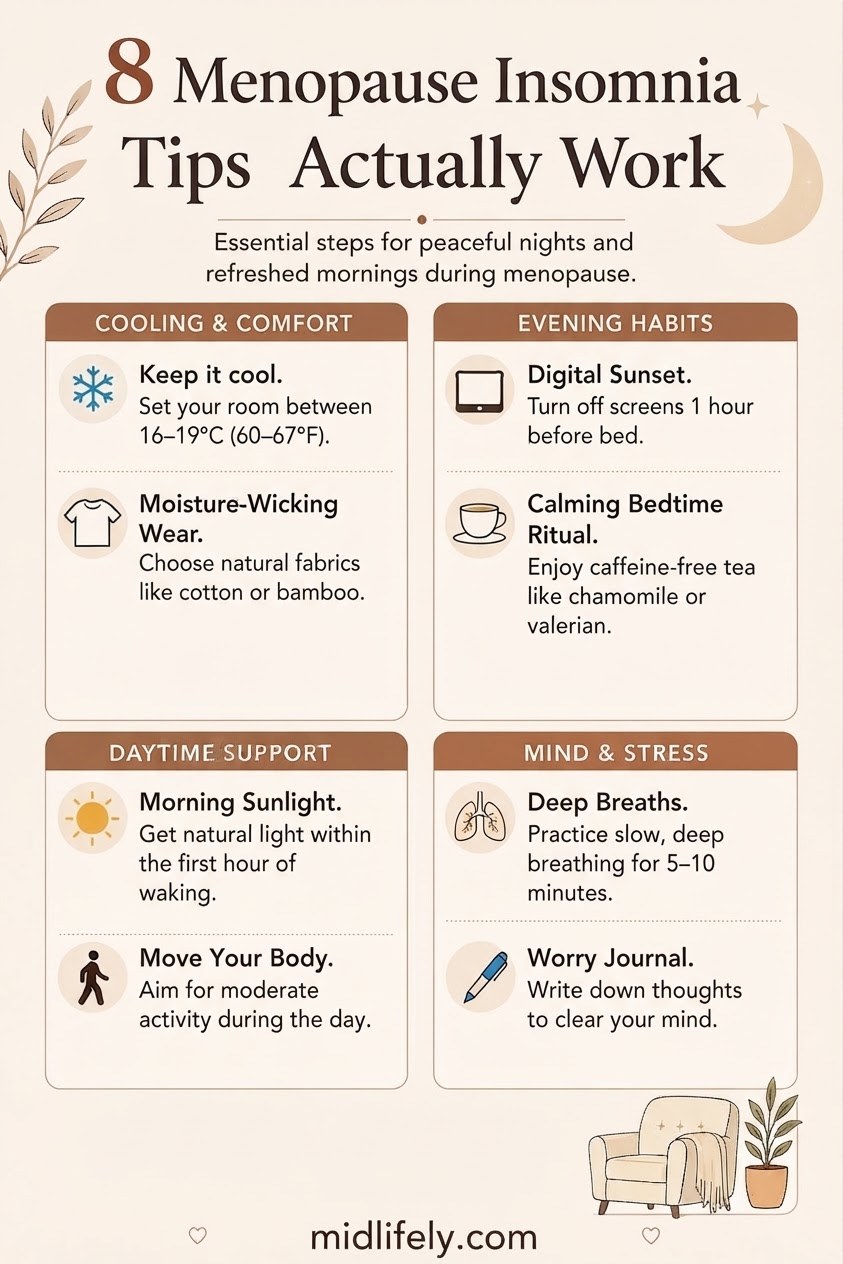 8 Menopause Insomnia Tips That Actually Work