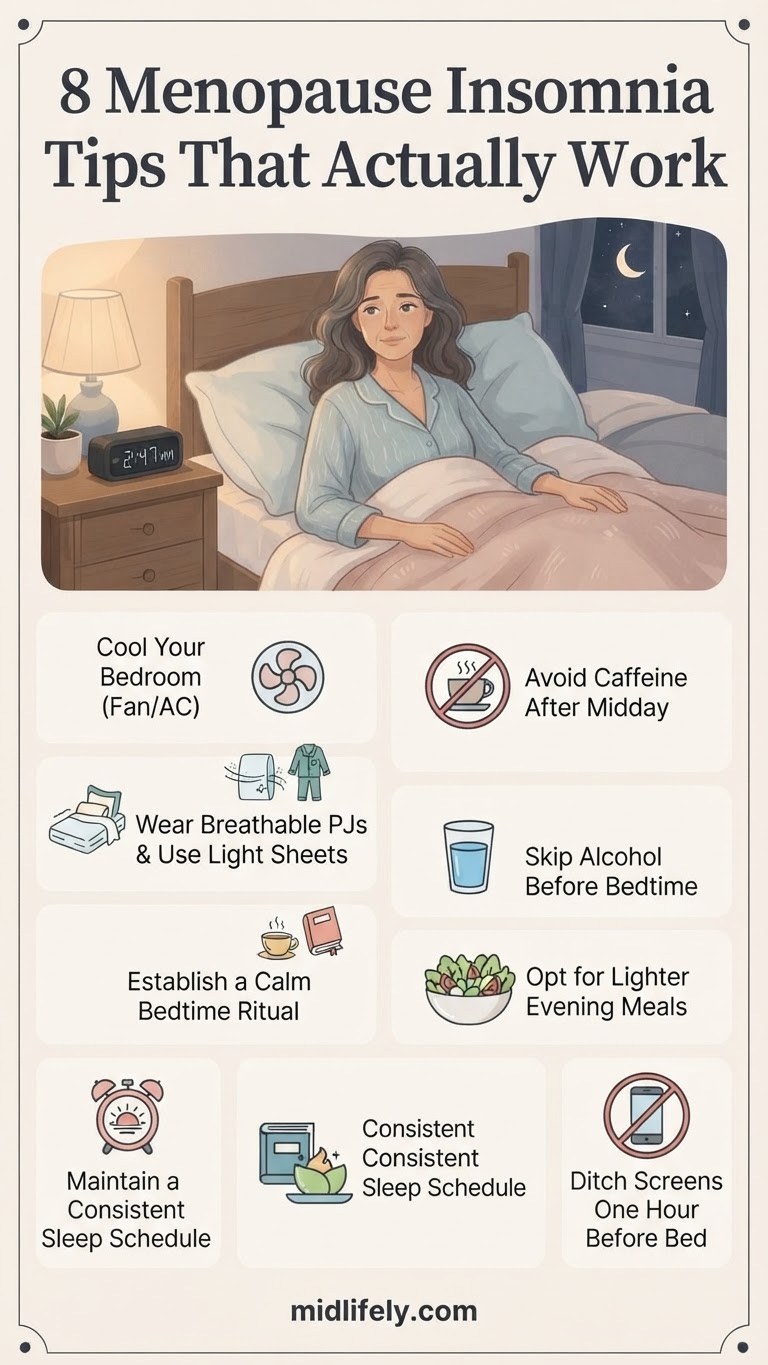 8 Menopause Insomnia Tips That Actually Work