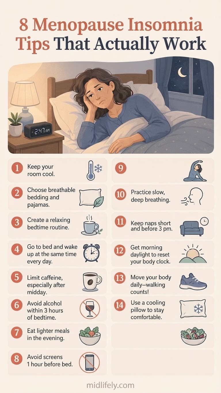 8 Menopause Insomnia Tips That Actually Work