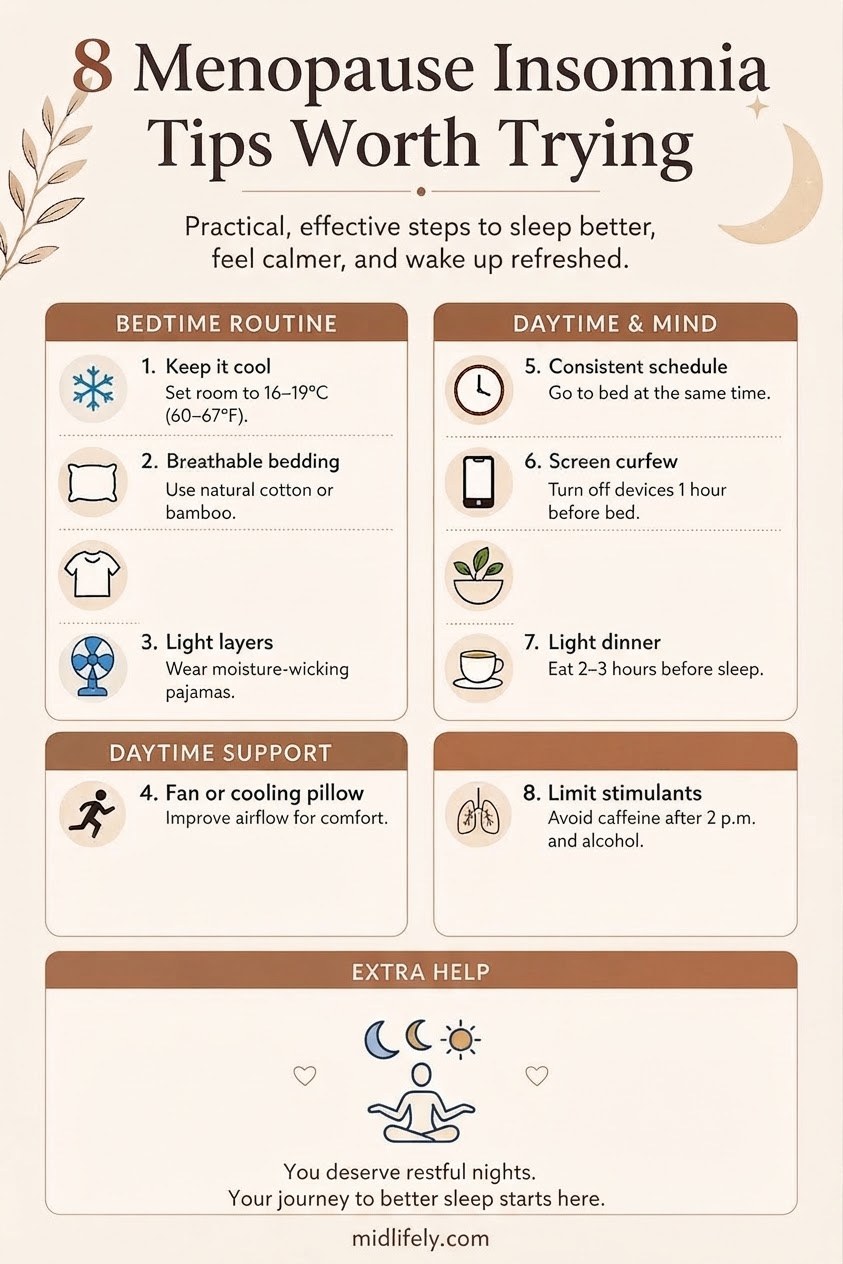 8 Menopause Insomnia Tips Worth Trying