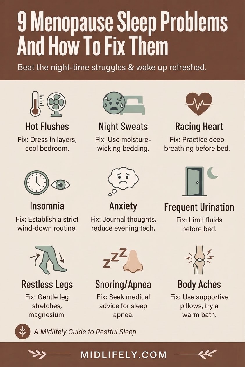9 Menopause Sleep Problems And How To Fix Them