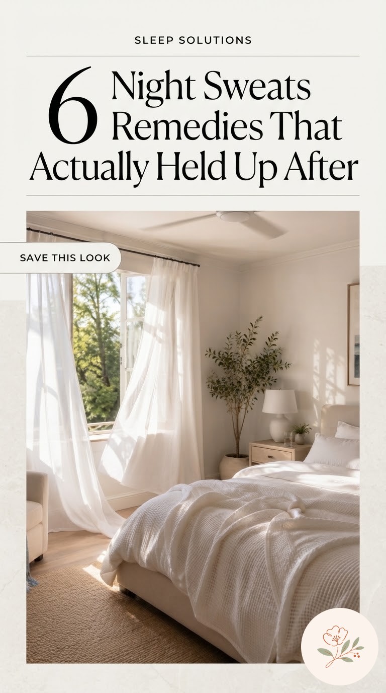 6 Night Sweats Remedies That Actually Held Up After