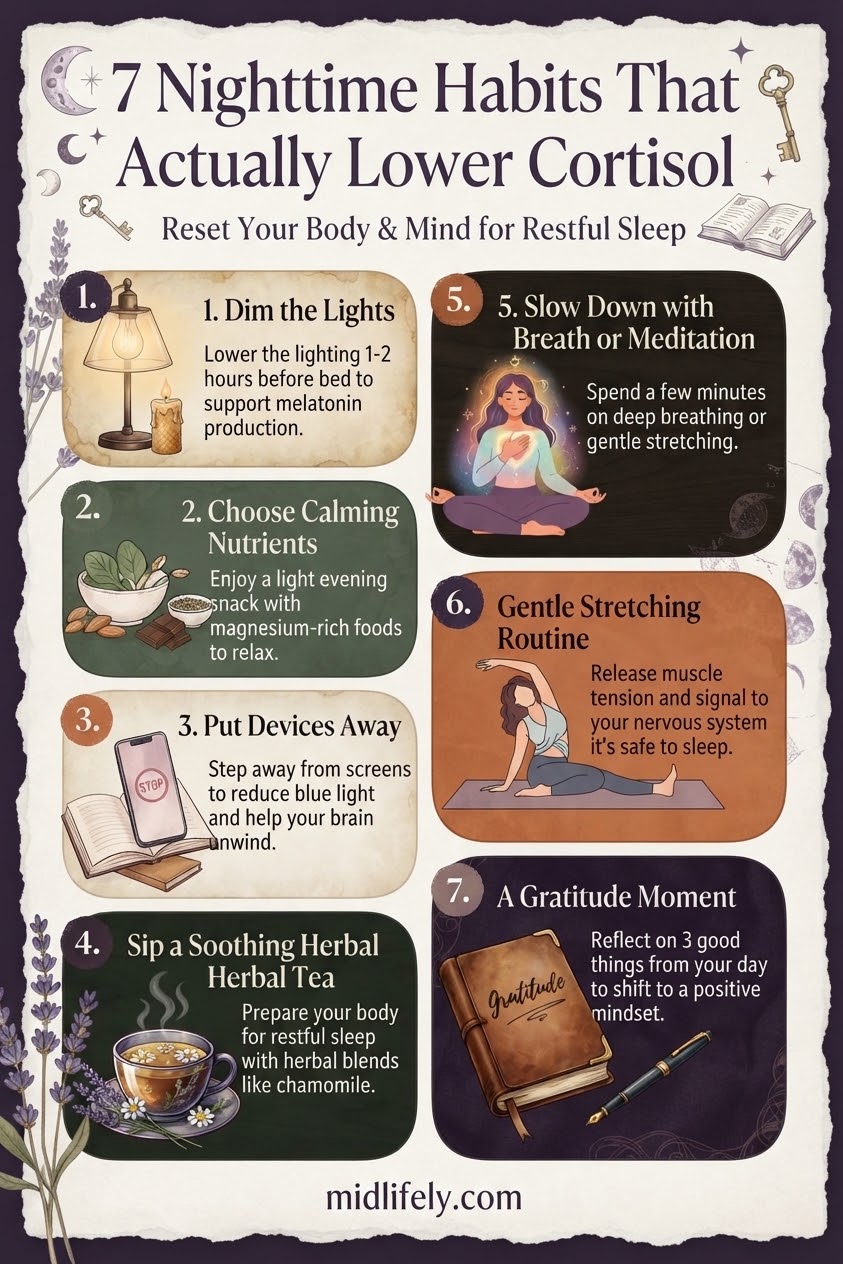 7 Nighttime Habits That Actually Lower Cortisol