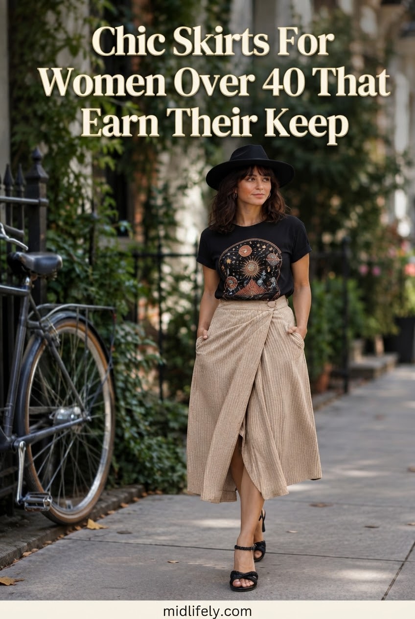 Chic Skirts For Women Over 40 That Earn Their Keep