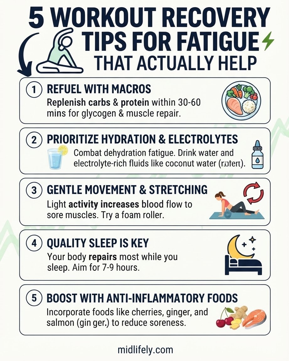 5 Workout Recovery Tips For Fatigue That Actually Help