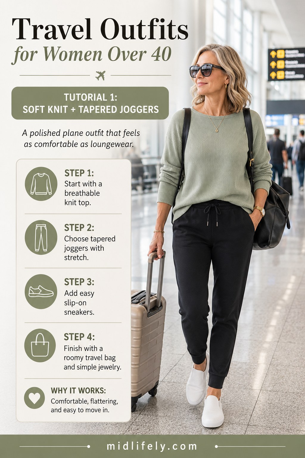 7 Travel Outfits For Women Over 40 That Survive A Full