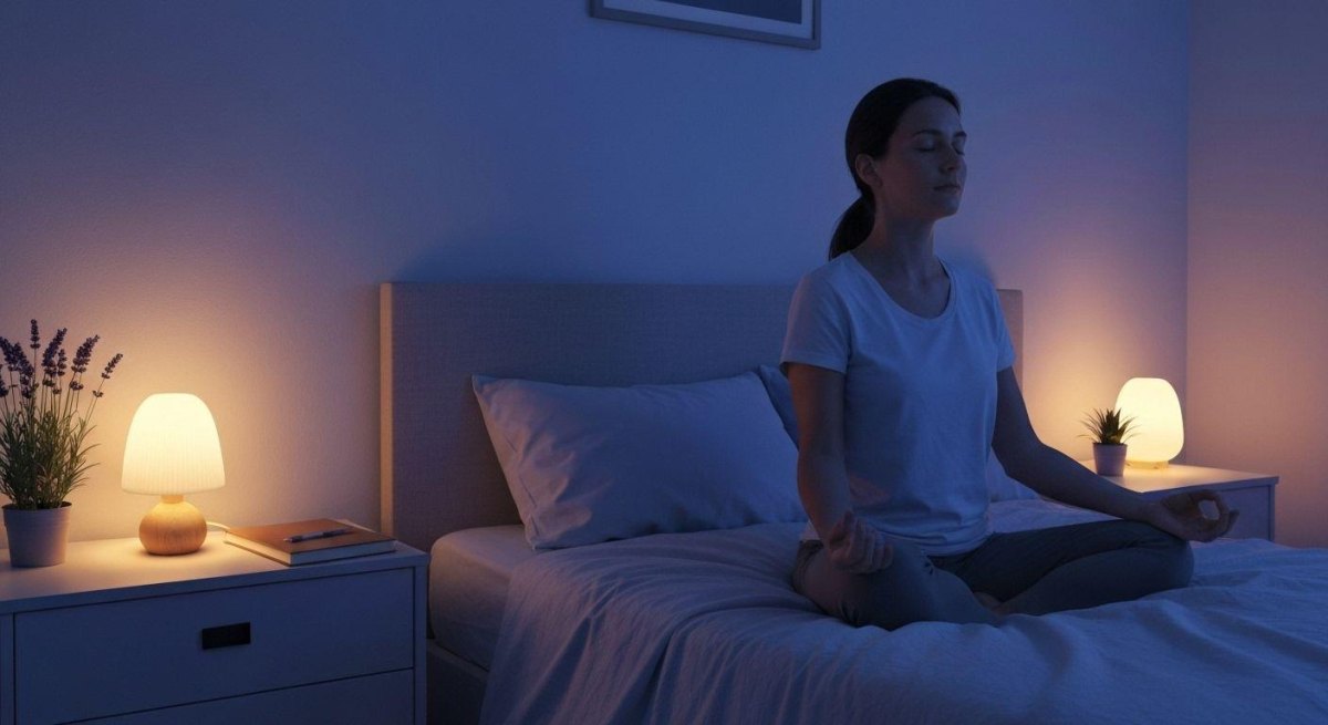Relaxing bedtime meditation routine